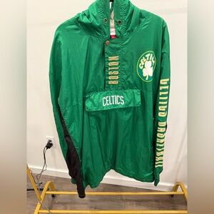 Mitchell & Ness Boston Celtics Team OG 2.0 Vintage Logo Anorak Windbreaker